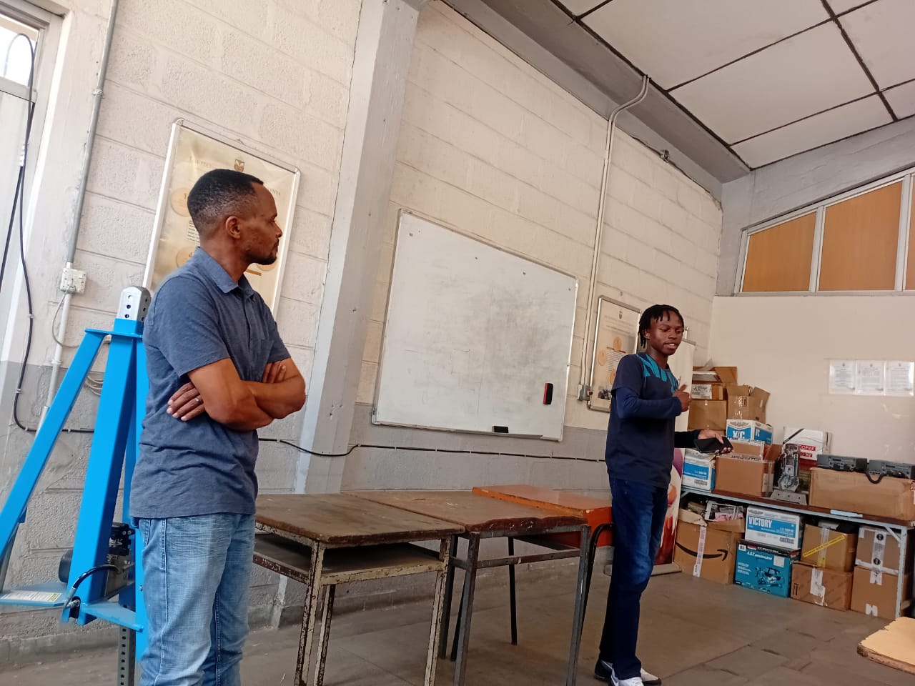 Aero Nova mentorship session with Mr. Kibe